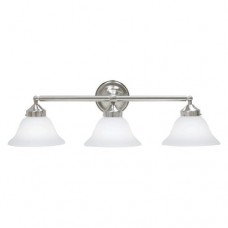 Lite Source 3-Lite Wall Lamp, Polished Silver - LS-11773PS-FRO   